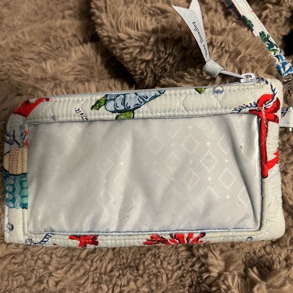 Vera Bradley RFID Tech Wristlet Clear Touchscreen Back - Picture 2 of 4